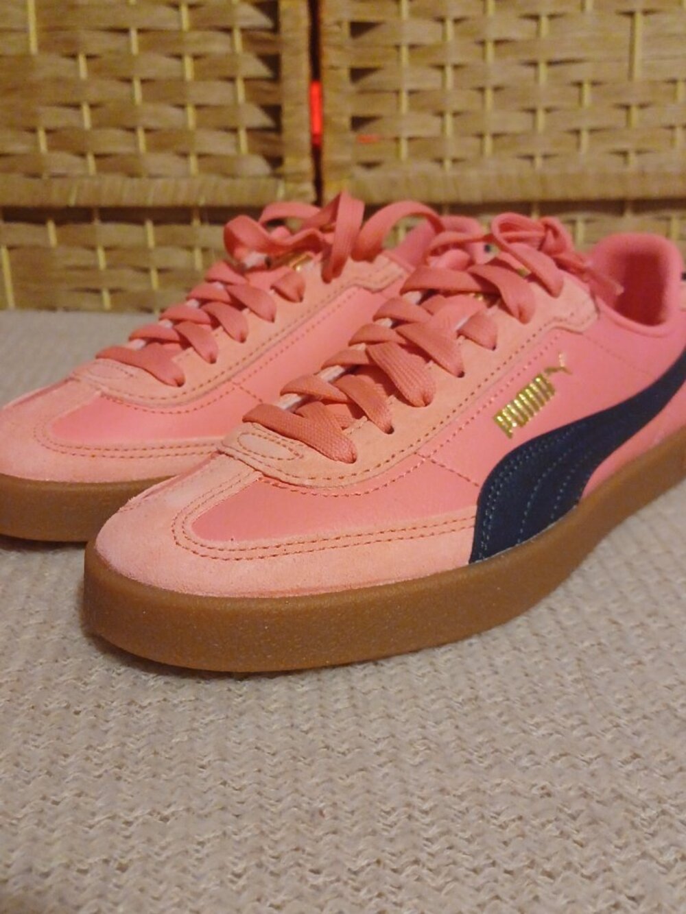 Pink Puma's, Size 6 - Women's
